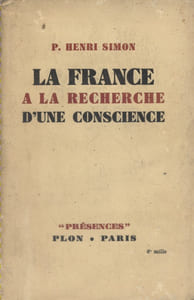 La France à la recherche d'une conscience.
