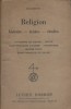 Catalogue 634 de la librairie ancienne et moderne Lucien Dorbon. Religion. Histoire, textes, études.. DORBON Lucien 