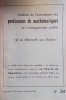 Bulletin de l'Association des Professeurs de Mathématiques de l'Enseignement Public N° 261. Le modèle d'une théorie des ensembles. La technologie. Sur ...