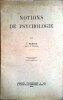Notions de psychologie.. BERNIS J. 