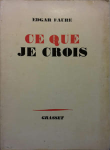 Ce que je crois.
