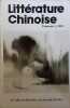 Littérature chinoise, trimestre 1 - 1992.. LITTERATURE CHINOISE 1992/1 