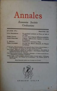 Annales. Economies-sociétés-civilisations. Revue bimestrielle 22 e année N° 2. Un marchand arménien en Perse, en Inde et au Tibet (Lvon Khachikian) - Le XVII e siècle religieux (Chaunu) - A Reims, diffusion des lumières (Burguière) - Calvinisme et résistance de l'état (Arénilla) - Le corps des officiers allemands, de l'Empire au nazisme (Ayçoberry) ...