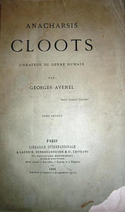 Anacharsis Cloots, l'orateur du genre humain.