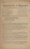 Arguments et ripostes N° 15. Supplément au bulletin du Parti Socialiste SFIO.. ARGUMENTS ET RIPOSTES 