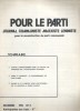 Pour le parti, du N° 3 au N° 14. Journal communiste marxiste léniniste pour la reconstruction du parti communiste.. POUR LE PARTI 