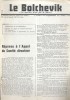 Le Bolchevik supplément au N° 27. Journal communiste marxiste-léniniste.. LE BOLCHEVIK Supplément 