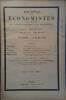 Journal des économistes - 15 mars 1928. Revue mensuelle de la science économique et de la statistique. 87 e année.. JOURNAL DES ECONOMISTES 
