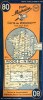 Ancienne Carte Michelin N° 80 : Rodez - Nîmes. Carte au 200.000e.. CARTE MICHELIN 