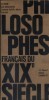 Les philosophes français du XIX e siècle.. TAINE Hippolyte 