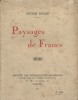 Paysages de France.. BOYER Lucien 
