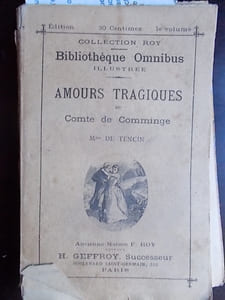 Amours tragiques du Comte de Comminge.