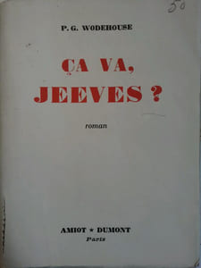 Ça va - Jeeves? Roman.
