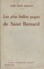 Les plus belles pages de Saint Bernard.. AIGRAIN René (Abbé) 