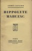 Hippolyte Mahuzac.. LAFAURIE André 