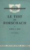 Le test de Rorschach. Tome 1 seul.. BECK Samuel J. 