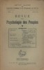 Revue de psychologie des peuples 1949 : Vietnam - Irak - Pensée britannique …. REVUE DE PSYCHOLOGIE DES PEUPLES 1949 