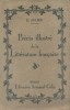 Précis illustré de la littérature française des origines au XX e siècle.. JOLIET L. 