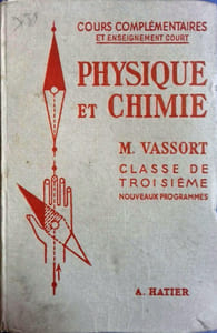 Physique et chimie. Classe de troisième. Nouveaux programmes. Cours complémentaires et enseignement court.