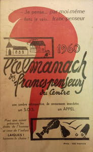 Almanach des francs penseurs du Centre 1960.
