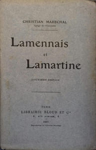 Lamennais et Lamartine.