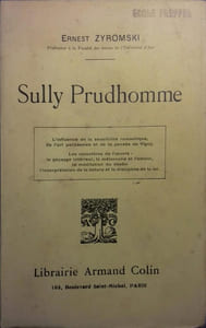 Sully Prudhomme. L'influence de la sensibilité romantique, de l'art parnassien et de la pensée de Vigny. Les caractères de l'oeuvre: Le paysage intérieur, la mélancolie, et l'amour, la méditation du destin, l'interprétation de la nature et de la discipline de la loi.