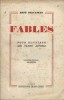 Fables. Pour illustrer les temps actuels.. DELCASSAN René 