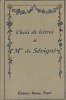 Choix de lettres de Madame de Sévigné.. SEVIGNE (Mme de) Illustrations de V. Foulquier.