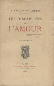 Les disciplines de l'amour.