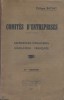 Comités d'entreprise. Expériences étrangères. Législation française.. BAYART Philippe 