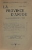 La province d'Anjou. Novembre-Décembre 1936.. LA PROVINCE D'ANJOU 