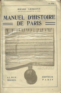 Manuel d'histoire de Paris.