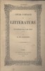 Cours familier de littérature. Un entretien par mois. 15 e entretien : La vigne et la maison.. LAMARTINE Alphonse de 