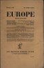 Europe N° 79 : Textes de Waldo Frank - Panaït Istrati - Charles Vildrac - Joseph Jolinon - Ernest Glaser ... Commentaires par Jean-Richard Bloch. ...