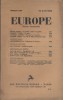 Europe N° 148 : Textes de Henri Nadel - Robert Vivier - Gabriel Audisio - Maxime Gorki ... Commentaires par Jean-Richard Bloch. Notes de lecture par ...