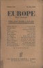 Europe N° 150 : Textes de Romain Rolland - Heinrich Mann - Alain - Pierre Abraham - Jean Cassou - André Chambon - Luc Durtain - Jean Guéhenno - René ...