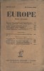 Europe N° 182 : Textes de Mme G. Favre - Georges Friedmann - Karel - Van de Woestijne - Albert Soulillou - Henri Calet : Maison tranquille. ...