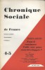Chronique sociale de France N° 4 5 - 1964. Numéro spécial: Faut-il continuer l'aide aux pays sous-développés?. CHRONIQUE SOCIALE DE FRANCE 1964 