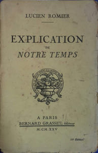 Explication de notre temps.