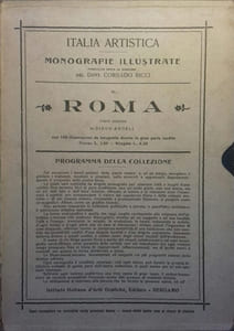 Rome. Parte seconda. Da Costantino al Rinascimento. Italia artistica N° 15 .