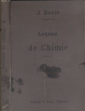 Leçons de chimie. (Métaux). A l'usage des élèves de seconde moderne.. BASIN J. 
