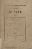 Madame Acarie. Etude sur la société religieuse aux XVI e et XVII e siècles.. CADOUDAL Georges de 