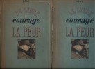 Le livre du courage et de la peur. En 2 volumes. Juin 1942 - Novembre 1943.. REMY 