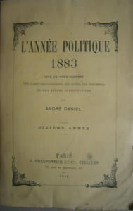 L'année politique. 1883. Dixième année.