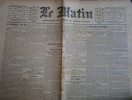 Le Matin du 19 octobre 1898.. LE MATIN 