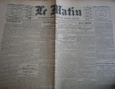 Le Matin du 18 octobre 1898.. LE MATIN 