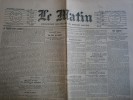 Le Matin du 14 octobre 1898.. LE MATIN 