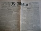 Le Matin du 13 octobre 1898.. LE MATIN 
