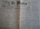 Le Matin du 6 octobre 1898.. LE MATIN 