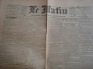 Le Matin du 4 octobre 1898.. LE MATIN 